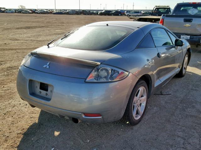 4A3AK24F27E009396 - 2007 MITSUBISHI ECLIPSE GS GRAY photo 4