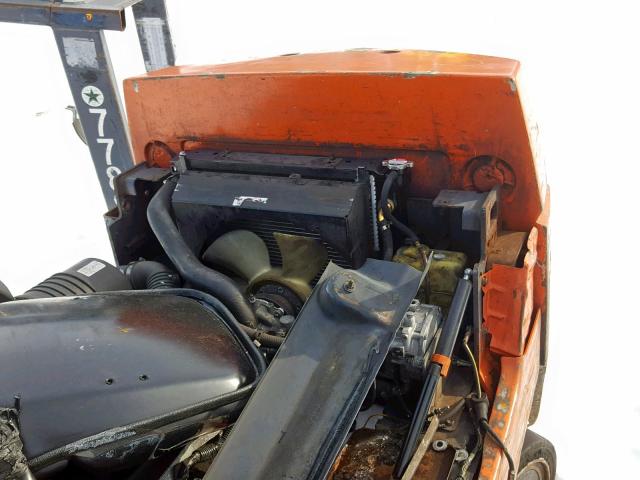 7FGCU2573862 - 2002 TOYOTA FORKLIFT ORANGE photo 6