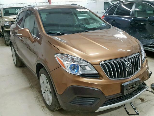 KL4CJASB2GB745467 - 2016 BUICK ENCORE BROWN photo 1