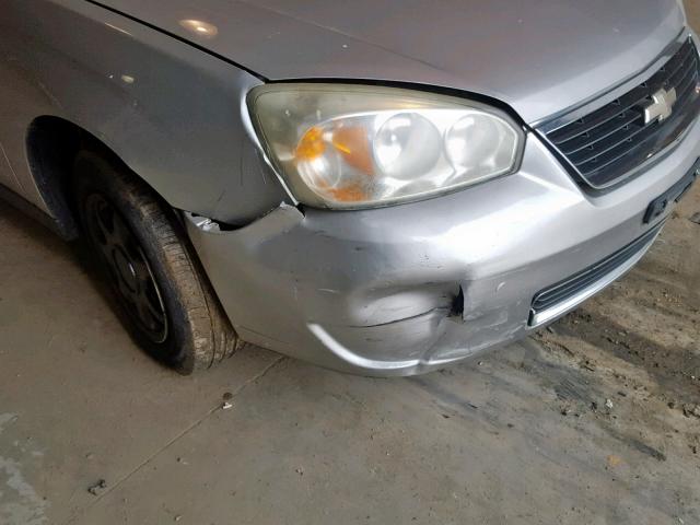 1G1ZS58F07F203073 - 2007 CHEVROLET MALIBU LS GRAY photo 9