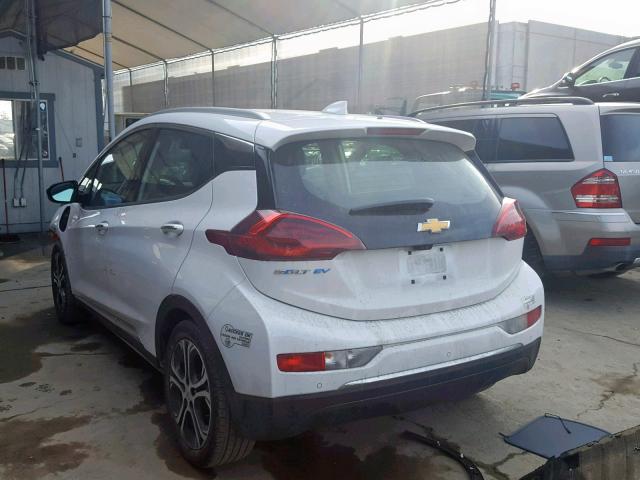 1G1FX6S01H4138259 - 2017 CHEVROLET BOLT EV PR WHITE photo 3