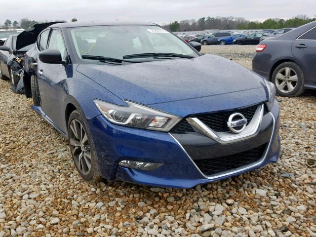 1N4AA6AP5GC441122 - 2016 NISSAN MAXIMA 3.5 BLUE photo 1