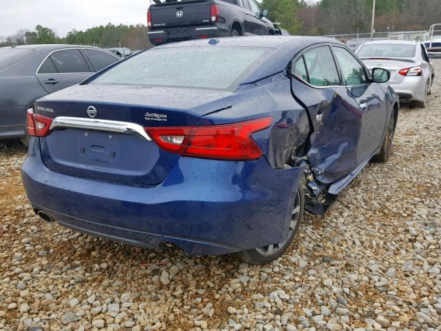 1N4AA6AP5GC441122 - 2016 NISSAN MAXIMA 3.5 BLUE photo 4