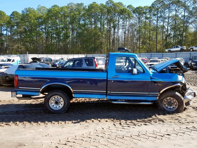 1FTEF15N2RNB35625 - 1994 FORD F150 BLUE photo 9