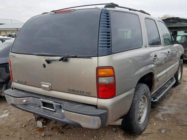 1GNEK13T2YJ112369 - 2000 CHEVROLET TAHOE K150 TAN photo 4