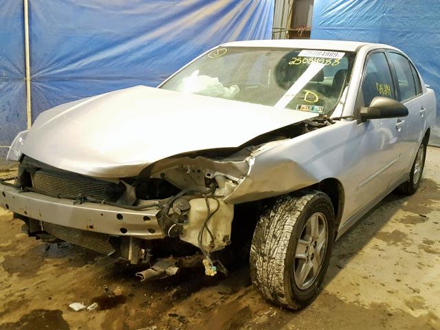 1G1ZT52875F310500 - 2005 CHEVROLET MALIBU LS ვერცხლისფერი ფოტო 2