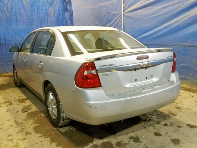 1G1ZT52875F310500 - 2005 CHEVROLET MALIBU LS ვერცხლისფერი ფოტო 3