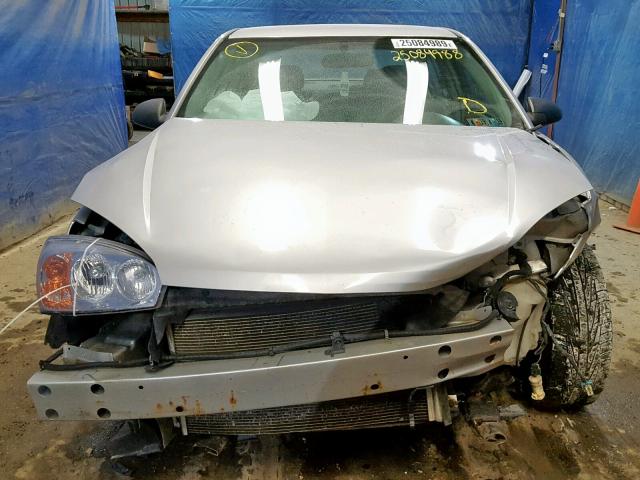 1G1ZT52875F310500 - 2005 CHEVROLET MALIBU LS ვერცხლისფერი ფოტო 9