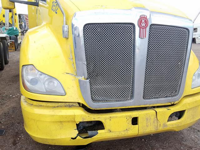 1XKYAP8X8DJ361474 - 2013 KENWORTH CONSTRUCTI YELLOW photo 9