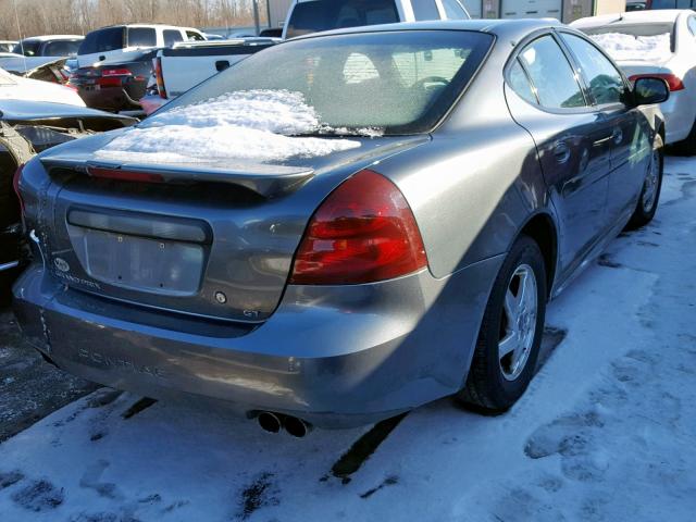 2G2WS522341373824 - 2004 PONTIAC GRAND PRIX GRAY photo 4
