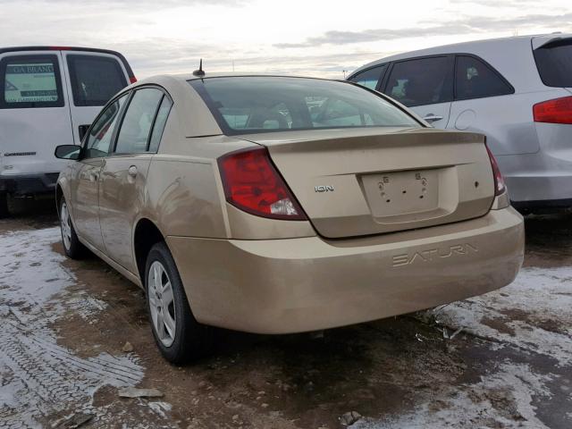 1G8AJ55F17Z183209 - 2007 SATURN ION LEVEL TAN photo 3