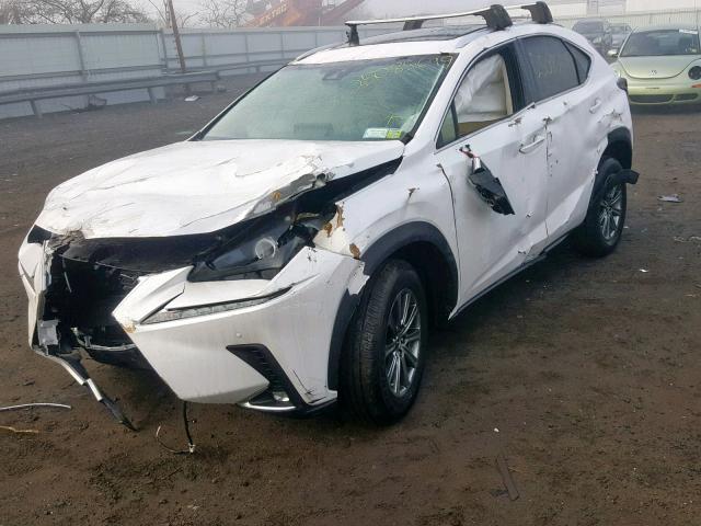 JTJBARBZ8J2166808 - 2018 LEXUS NX 200T WHITE photo 2