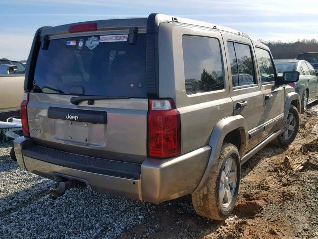 1J8HG48N36C193718 - 2006 JEEP COMMANDER BROWN photo 4