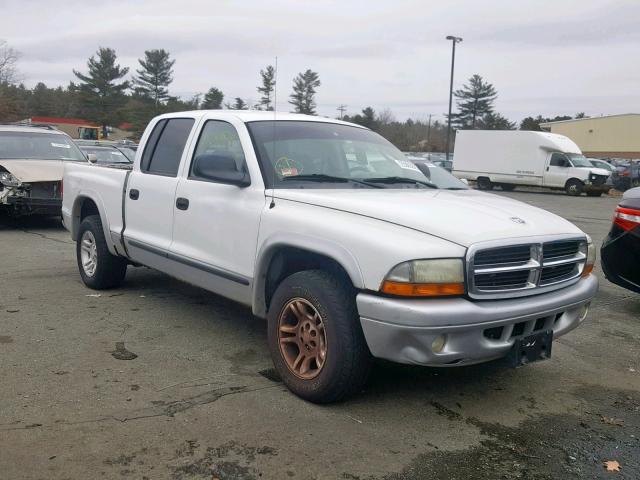 1B7HL48X92S519753 - 2002 DODGE DAKOTA QUA WHITE photo 1