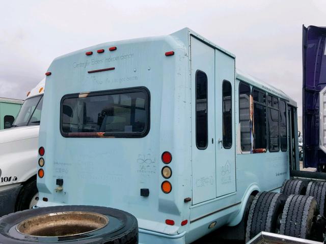 1FDXE45S26DB20848 - 2006 FORD E450 BUS BLUE photo 4