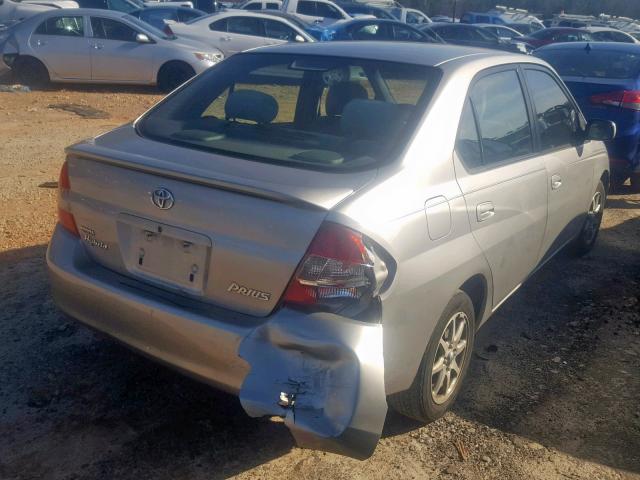 JT2BK18U420047057 - 2002 TOYOTA PRIUS SILVER photo 4