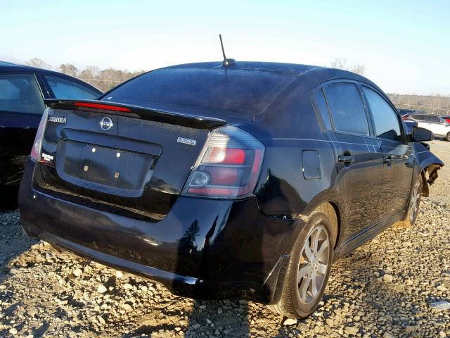 3N1AB6AP2BL719370 - 2011 NISSAN SENTRA 2.0 BLACK photo 4