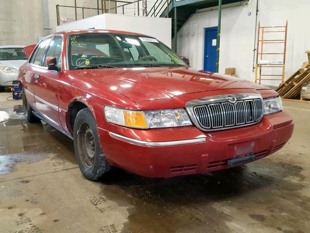 2MEFM75W6XX703990 - 1999 MERCURY GRAND MARQ RED photo 1