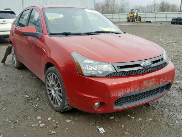 1FAHP3GN9AW192198 - 2010 FORD FOCUS SES RED photo 1