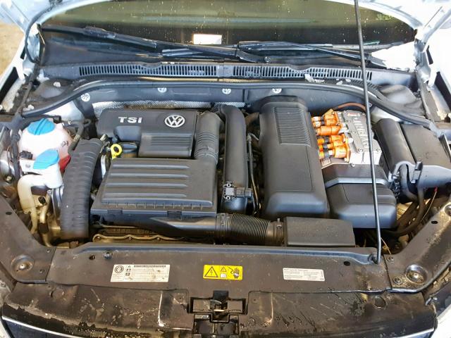 3VW637AJ3DM277825 - 2013 VOLKSWAGEN JETTA HYBR SILVER photo 7