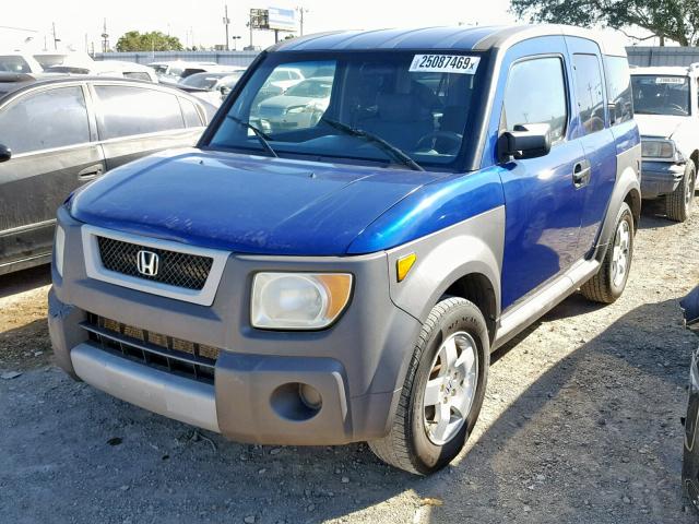 5J6YH18655L005849 - 2005 HONDA ELEMENT EX BLUE photo 2