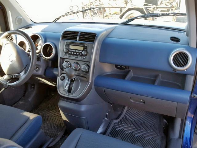 5J6YH18655L005849 - 2005 HONDA ELEMENT EX BLUE photo 9