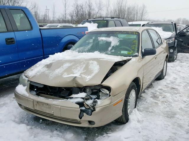 1G1ND52F35M133868 - 2005 CHEVROLET CLASSIC BEIGE photo 2