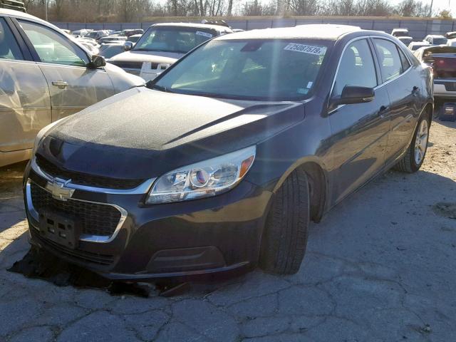 1G11C5SLXFF101769 - 2015 CHEVROLET MALIBU 1LT შავი ფოტო 2