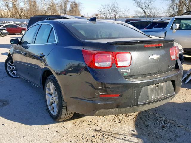 1G11C5SLXFF101769 - 2015 CHEVROLET MALIBU 1LT შავი ფოტო 3
