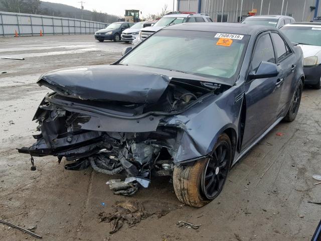 1G6DH5EG1A0118625 - 2010 CADILLAC CTS LUXURY GRAY photo 2