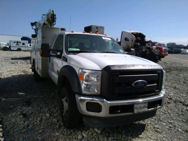 1FDUF5GT7EEB48097 - 2014 FORD F550 SUPER WHITE photo 1