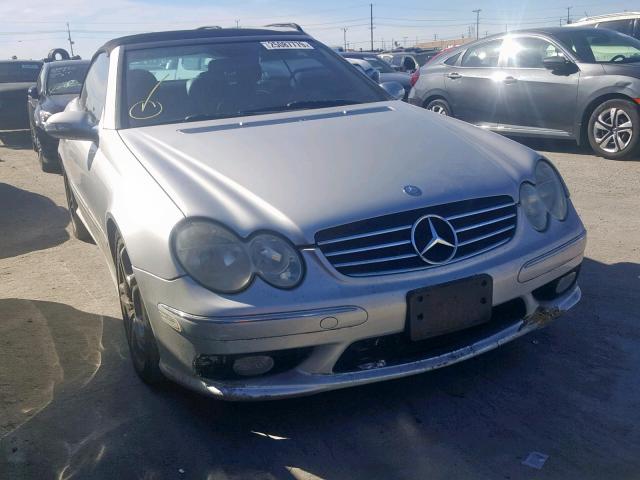 WDBTK76GX5T044886 - 2005 MERCEDES-BENZ CLK 55 AMG SILVER photo 1