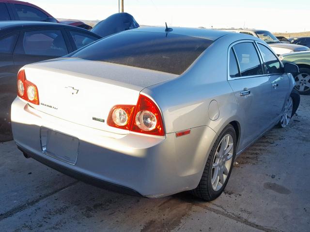 1G1ZE5EU9BF272590 - 2011 CHEVROLET MALIBU LTZ ვერცხლისფერი ფოტო 4