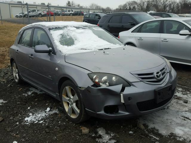 JM1BK343761415330 - 2006 MAZDA 3 HATCHBAC GRAY photo 1