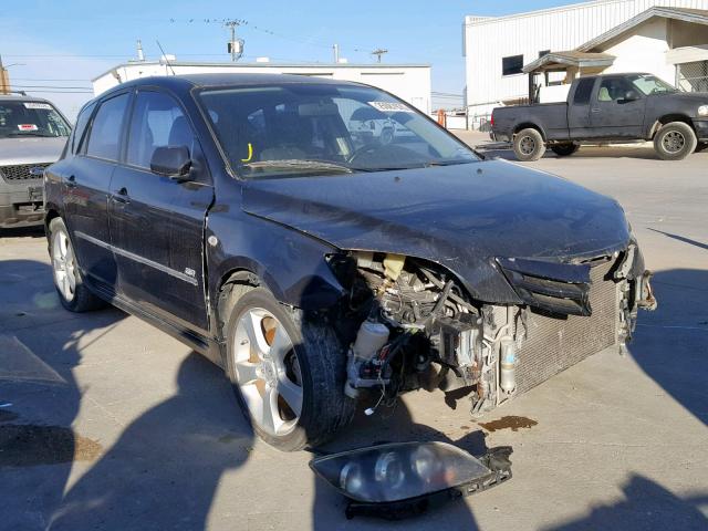 JM1BK343251255680 - 2005 MAZDA 3 HATCHBAC BLACK photo 1