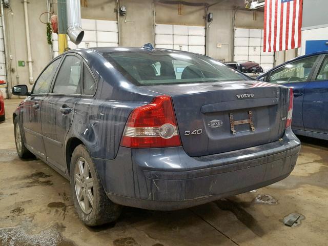 YV1MS382672300959 - 2007 VOLVO S40 2.4I BLUE photo 3