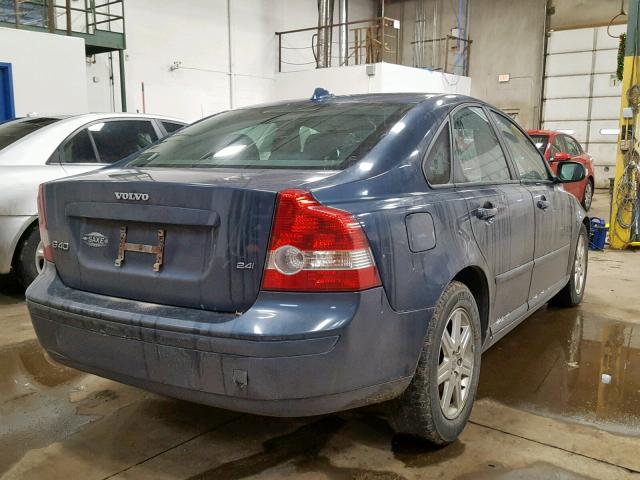 YV1MS382672300959 - 2007 VOLVO S40 2.4I BLUE photo 4