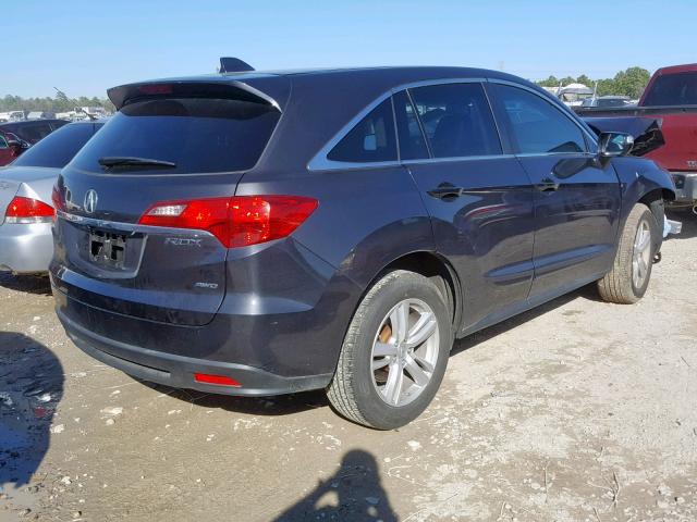 5J8TB4H37FL006139 - 2015 ACURA RDX BASE GRAY photo 4