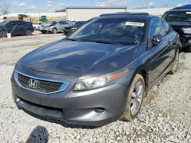 1HGCS12869A021265 - 2009 HONDA ACCORD EXL GRAY photo 2