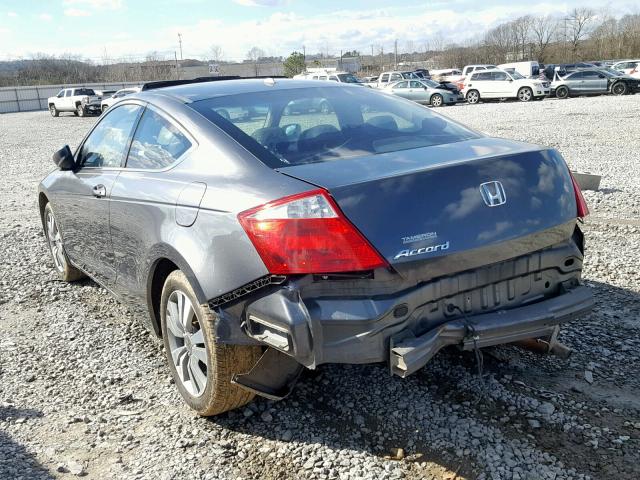 1HGCS12869A021265 - 2009 HONDA ACCORD EXL GRAY photo 3