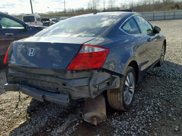 1HGCS12869A021265 - 2009 HONDA ACCORD EXL GRAY photo 4