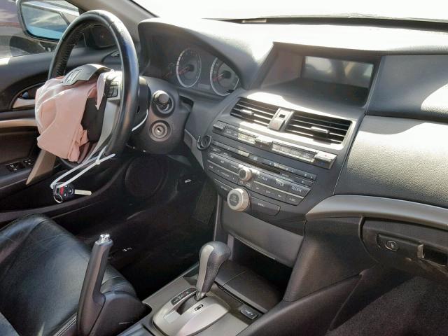 1HGCS12869A021265 - 2009 HONDA ACCORD EXL GRAY photo 9