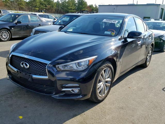 JN1BV7AR0FM403190 - 2015 INFINITI Q50 BASE BLACK photo 2