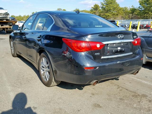 JN1BV7AR0FM403190 - 2015 INFINITI Q50 BASE BLACK photo 3