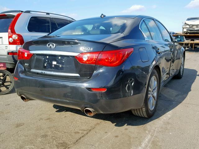 JN1BV7AR0FM403190 - 2015 INFINITI Q50 BASE BLACK photo 4