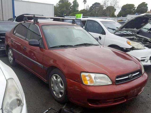 4S3BE635027212766 - 2002 SUBARU LEGACY L RED photo 1