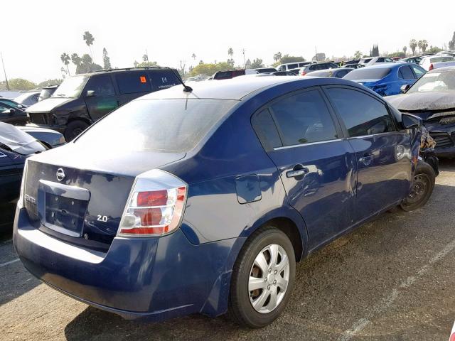 3N1AB61E47L644404 - 2007 NISSAN SENTRA 2.0 BLUE photo 4