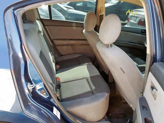 3N1AB61E47L644404 - 2007 NISSAN SENTRA 2.0 BLUE photo 6