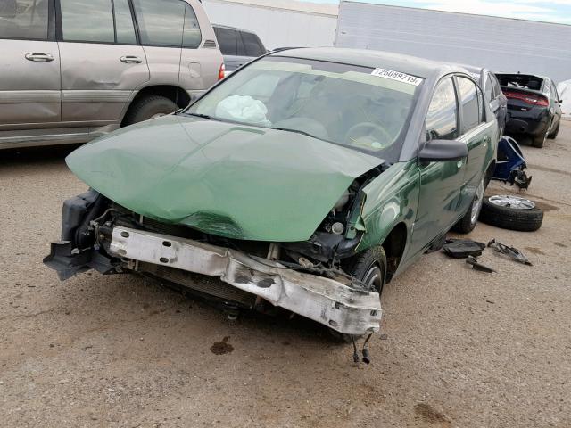 1G8AJ52F03Z123565 - 2003 SATURN ION LEVEL GREEN photo 2