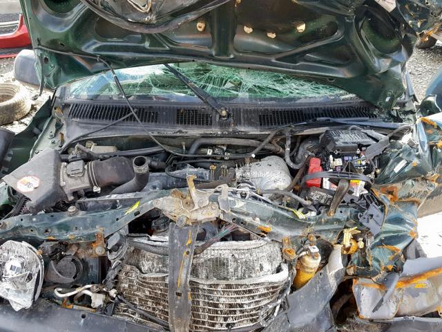 5TENL42N74Z369814 - 2004 TOYOTA TACOMA GREEN photo 7